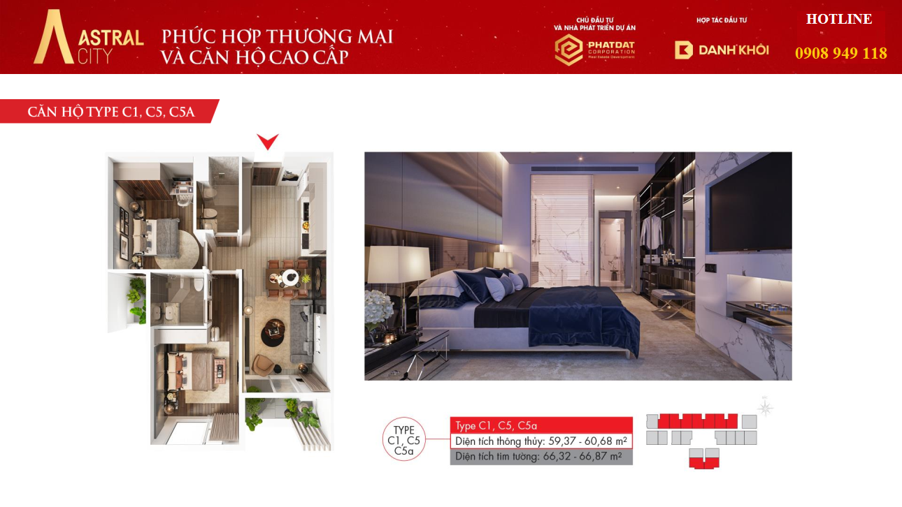 CĂN HỘ LA PURA 19 thiet ke can ho astral city 2pn 2wc