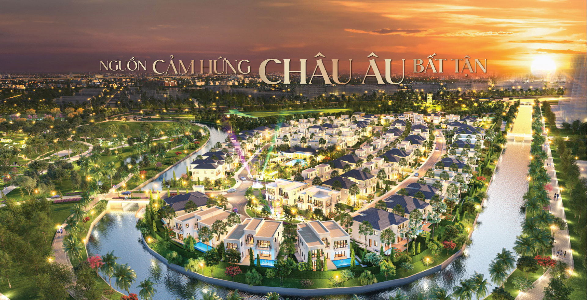 Park Village - Bộ sưu tập biệt thự vượt thời gian mang cảm hứng châu Âu 1 biet thu park village waterpoint