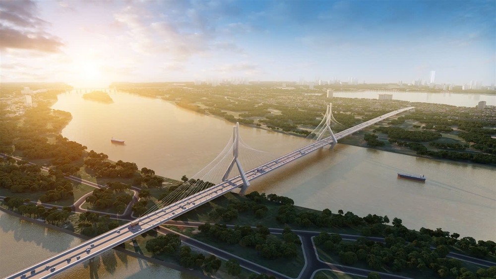 Hà Nội duyệt quy mô cầu Tứ Liên 44m với 6 làn xe 1 Hà Nội duyệt quy mô cầu Tứ Liên 44m với 6 làn xe