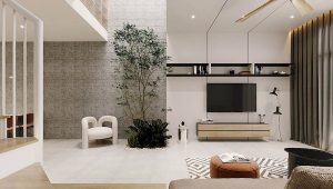 Những vị trí thích hợp đặt giếng trời trong nhà