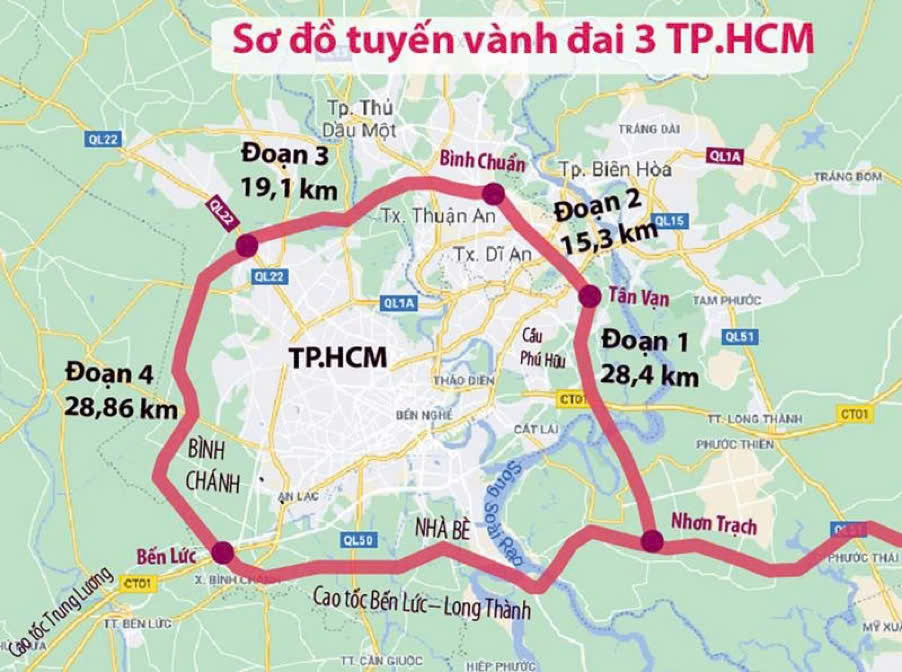 Tuyến đường hơn 5.000 tỉ đồng sắp đầu tư, kết nối trực tiếp Tp.HCM với Long An, người dân khu Tây rộng lối vào trung tâm thành phố 3 tuyen duong hon 5000 ti dong sap dau tu ket noi truc tiep tphcm voi long an nguoi dan khu tay rong loi vao trung tam thanh pho 2