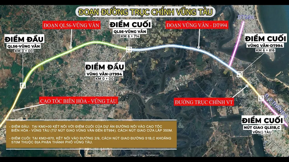 Gần 5.700 tỷ đồng làm 2 tuyến đường ở Bà Rịa - Vũng Tàu 2 Gần 5.700 tỷ đồng làm 2 tuyến đường ở Bà Rịa - Vũng Tàu
