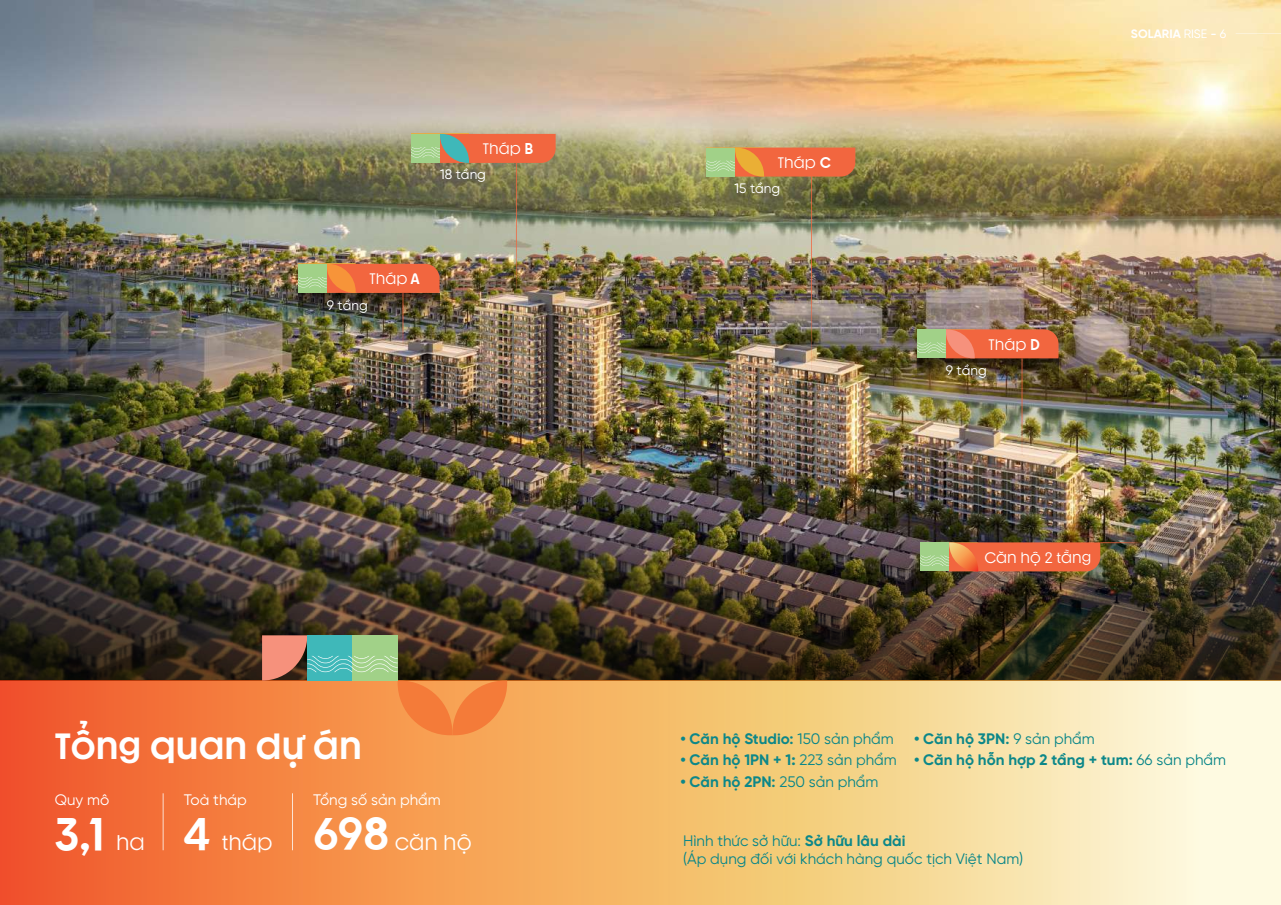Tổng quan căn hộ Solaria Rise