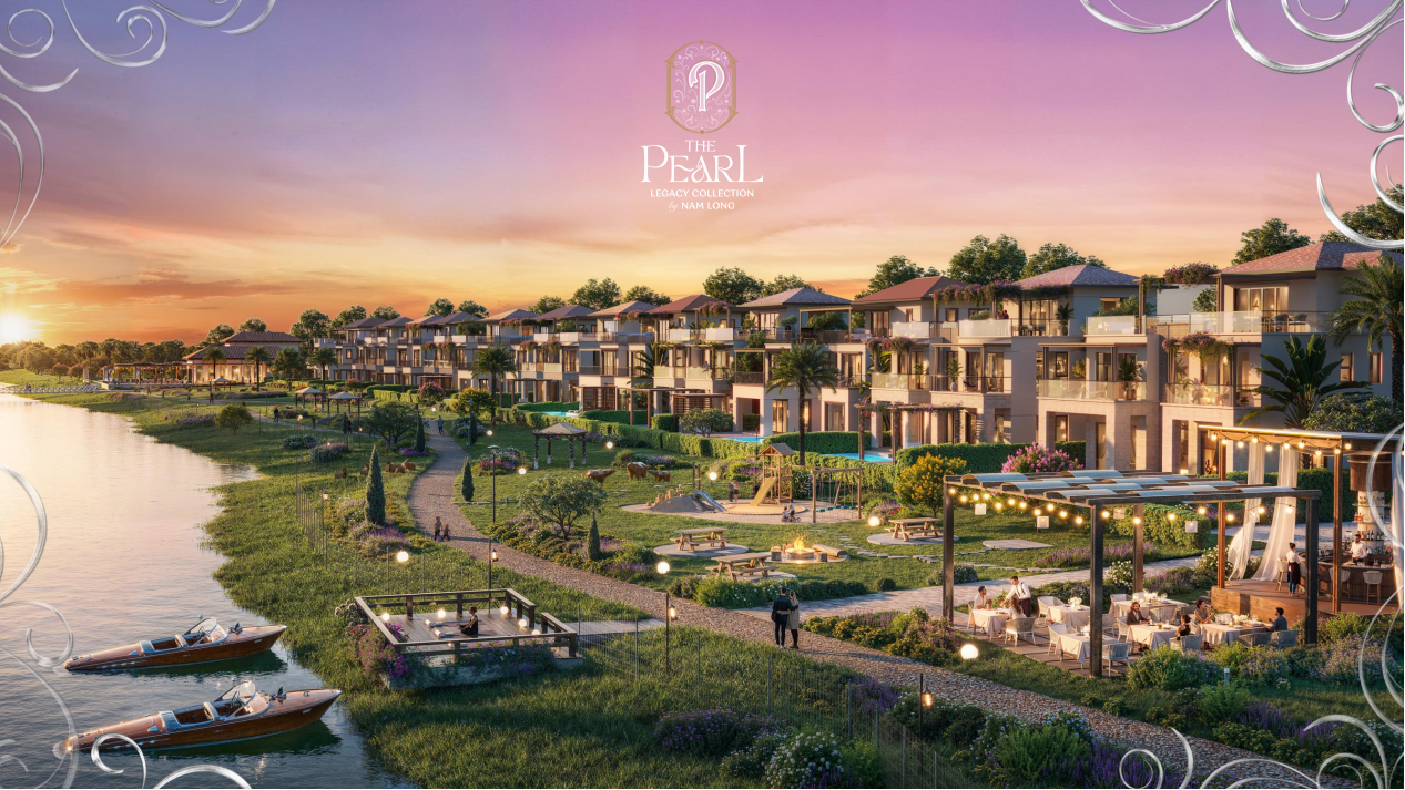 Sống như nghỉ dưỡng mỗi ngày tại bán đảo The Pearl 2 biet thu the pearl 6