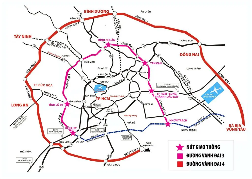 Vành đai 3; Vùng giá tốt trong bức tranh biệt thự giá cao của khu Đông TP.HCM 2 duong vanh dai 3