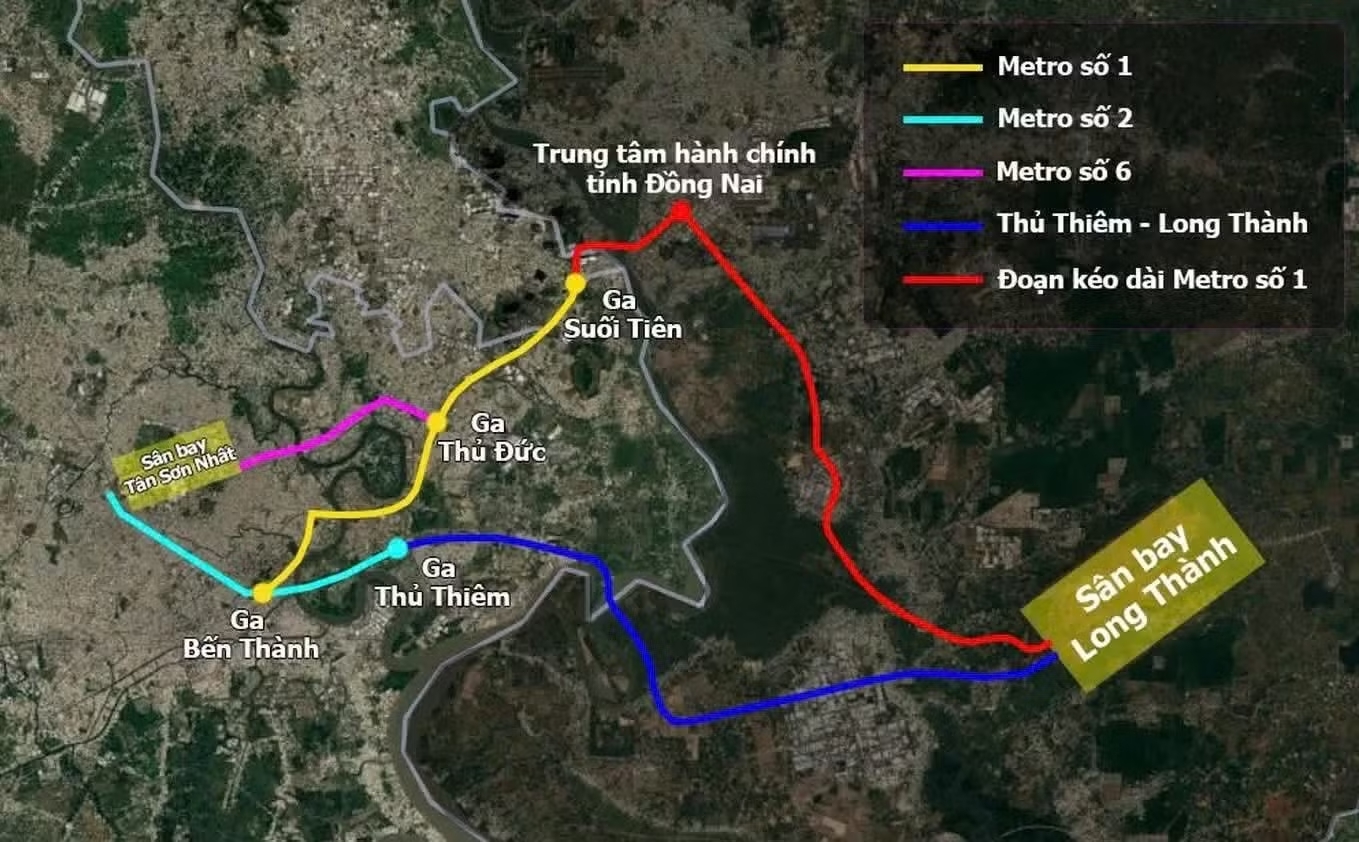 Đồng Nai thông qua loạt dự án metro và cầu đường trọng điểm kết nối TPHCM